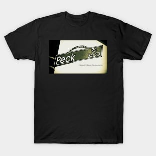 Peck Road, El Monte, California by Mistah Wilson T-Shirt